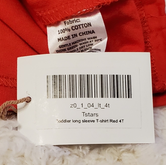 TStars Tree Rex red long sleeve t-shirt - Picture 8 of 9